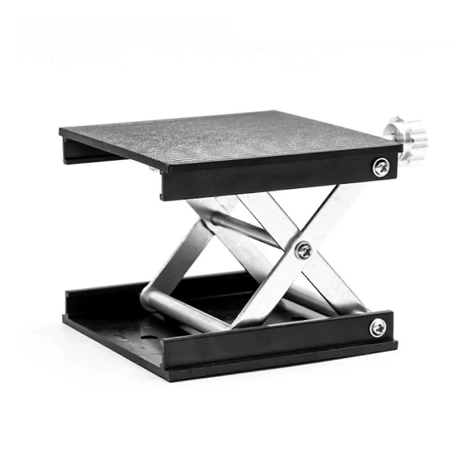 Spirit Level Bracket, Lifting Platform Table, Woodworking Machinery, Lab Lifting Stand, Manual Lifting Platform, Carpenter Tool (Size: Black)