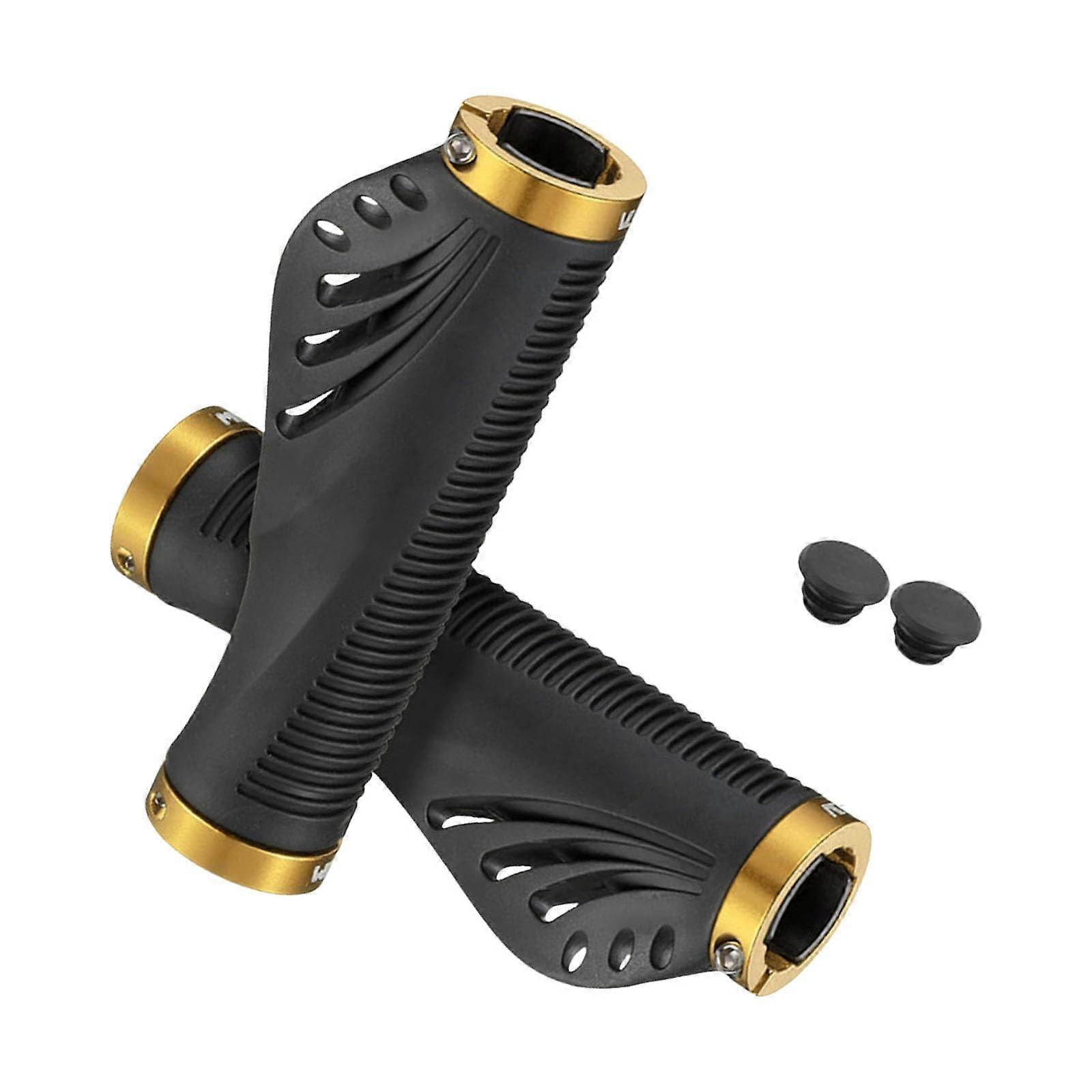 Comfortable Not Bad Bicycle Handlebar Grips Double Locks for Bike Handles Ref: 6778