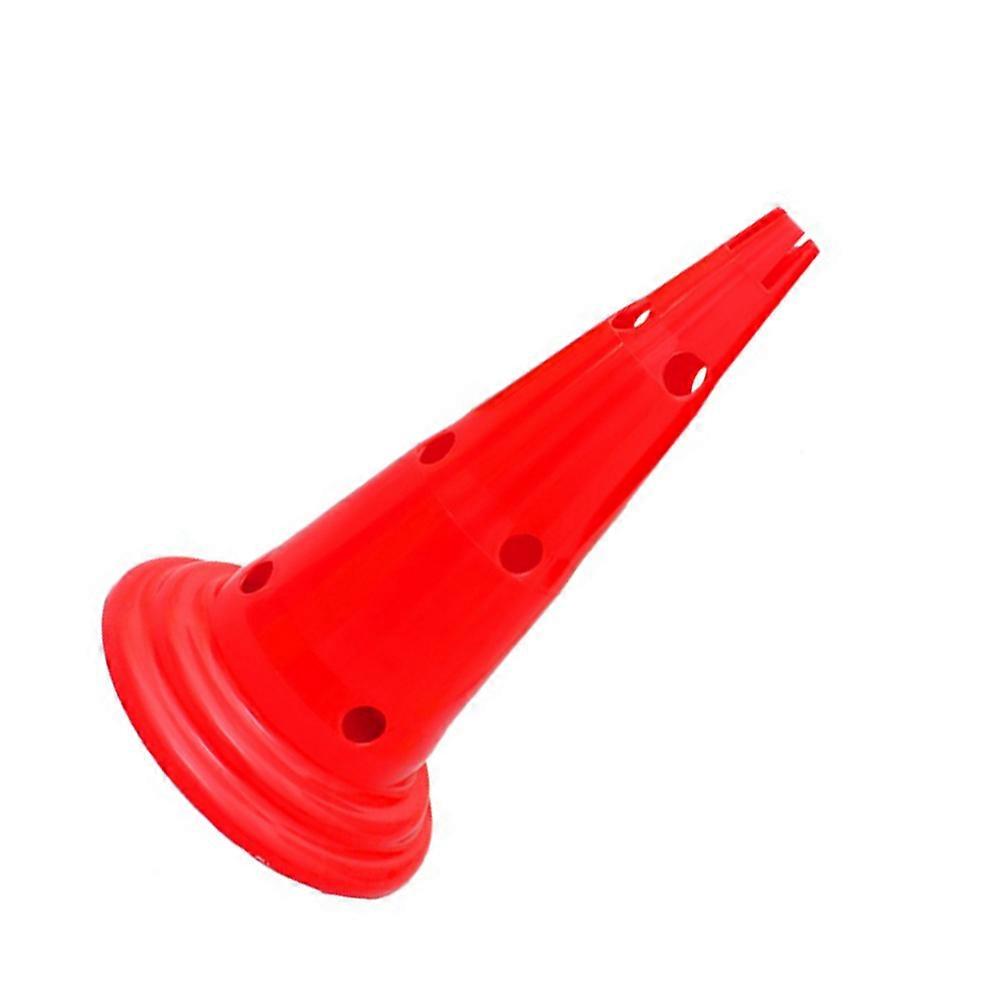 Football Training Cones Made of LDPE for Sports Use Red Color 50cm Tall Stand Steadily