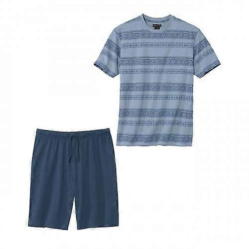 Atlas For Men Mens Patterned Short Pyjama Set