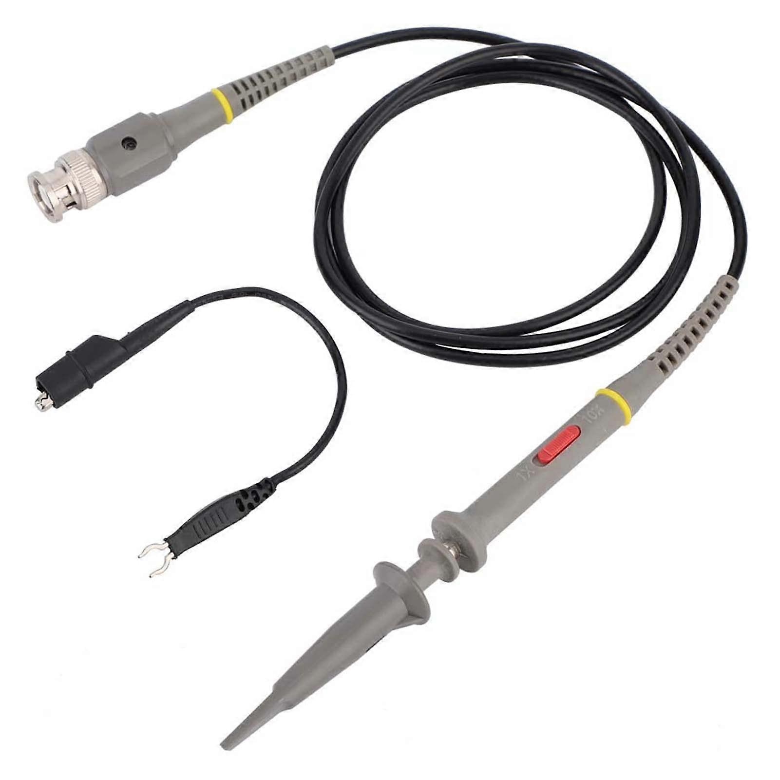 100MHz Oscilloscope Probe Kit LA05110 with 600V Max Input, PVC Test Leads, X1/X10 Attenuation, 120cm Length