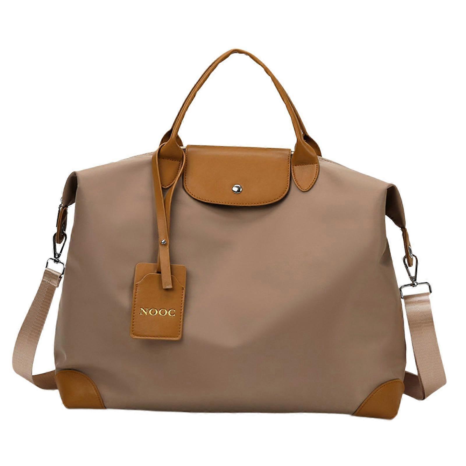 Sports Gym Bag Khaki Duffle Bag for Travel, Exercise, Camping, and Workout - Multipurpose Size and Durable Material