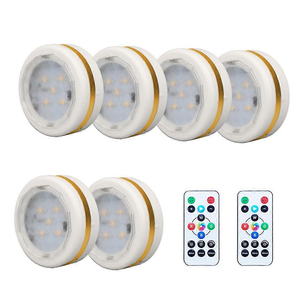 Remote-Controlled RGB Lighting Cabinet Lamp 1 Set Durable White LED Light Design Ideal For Bedroom And Corridor Use