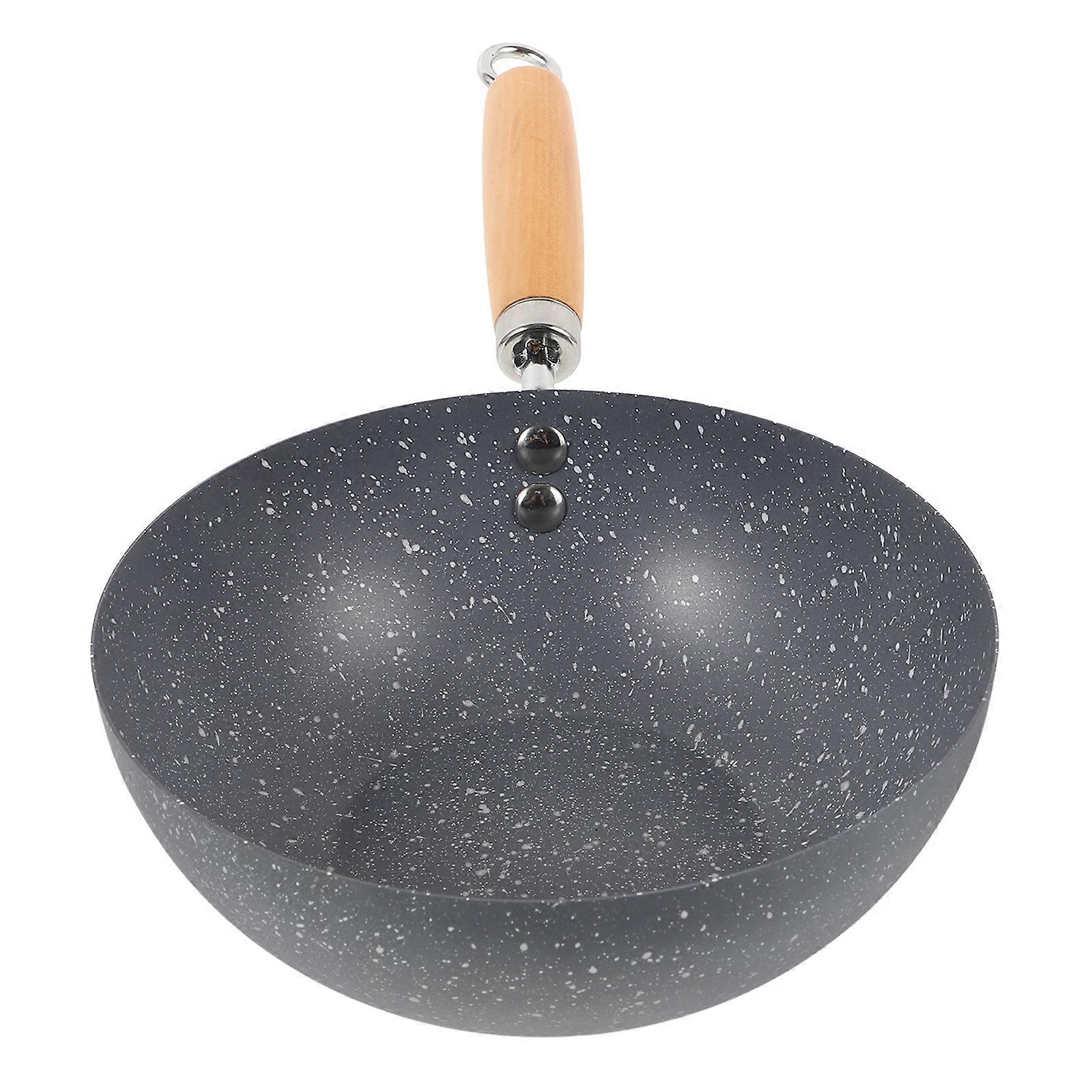 Small Frying Pan Iron Wok for Multifunction Cooking with Assorted Color