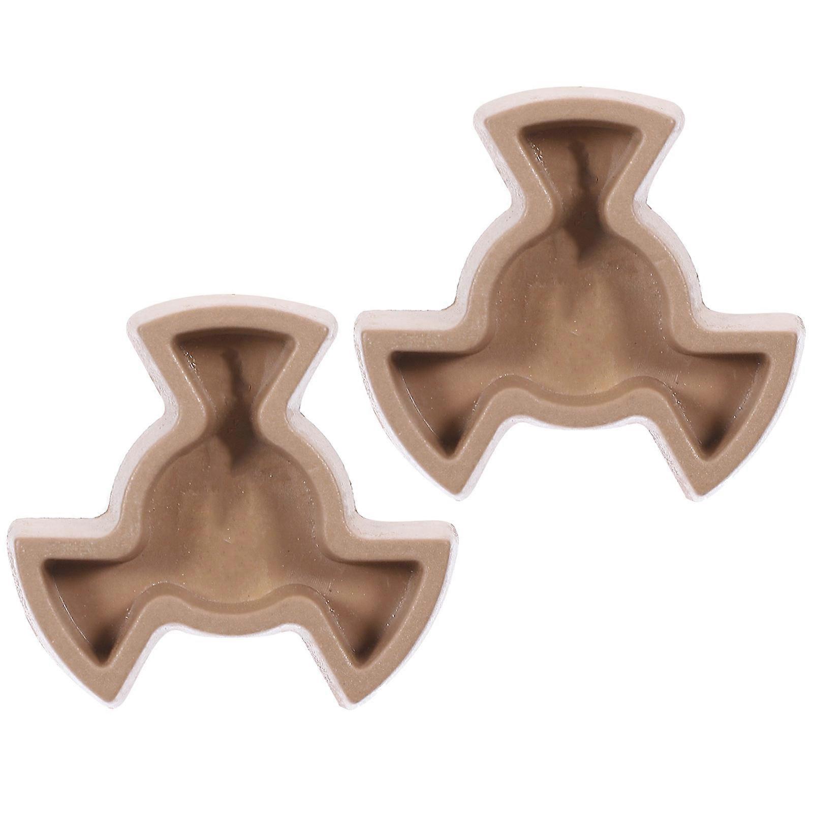Turntable for a Microwave Stable Operation Replacement Part Y-Shaped Plastic 2Pcs