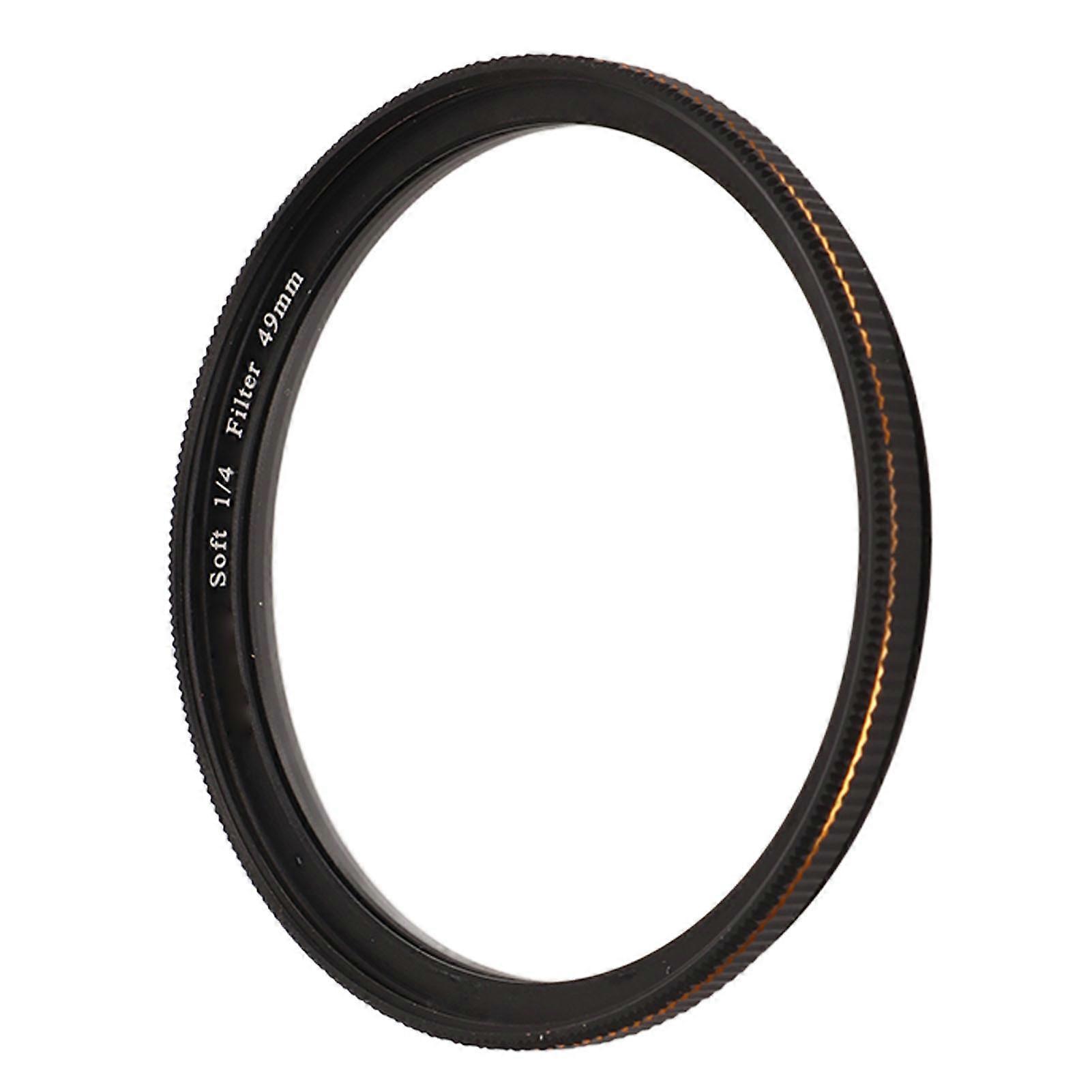 Soft Diffusion 1/4 Filter Mist Dreamy Cinematic Effect Filter Matte Frosted Optical Glass Filter for DSLR Camera Micro Lens 49mm