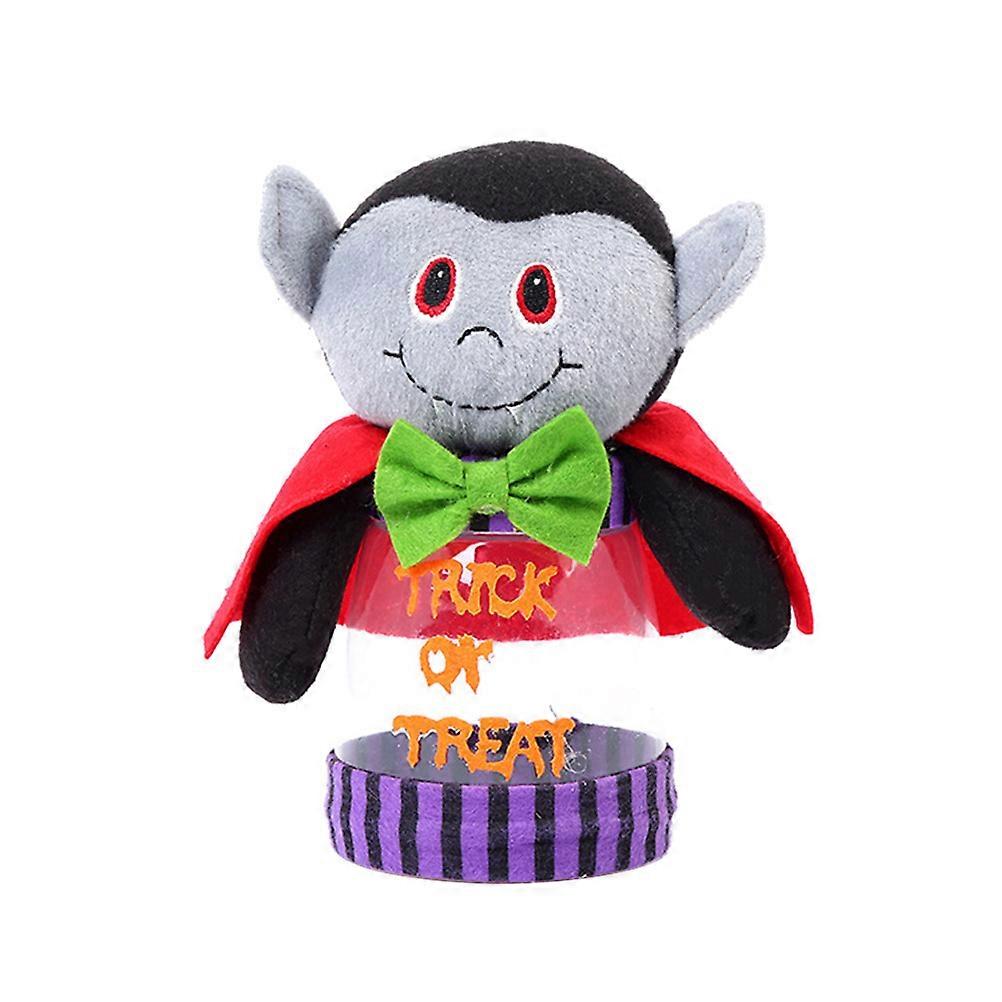 Cookie Jars Decorative Halloween Candy Jar White Ghost Cookie Jars Doll Candy Box Container Party Decoration Cloth 21 X 9 X 9 Cm 1Pcs
