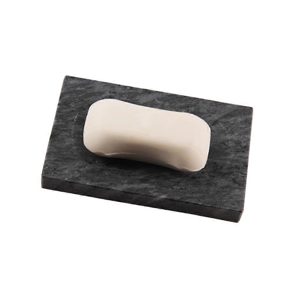 Marble Soap Holder for Bathroom with Creative Design Easy to Clean and Grey