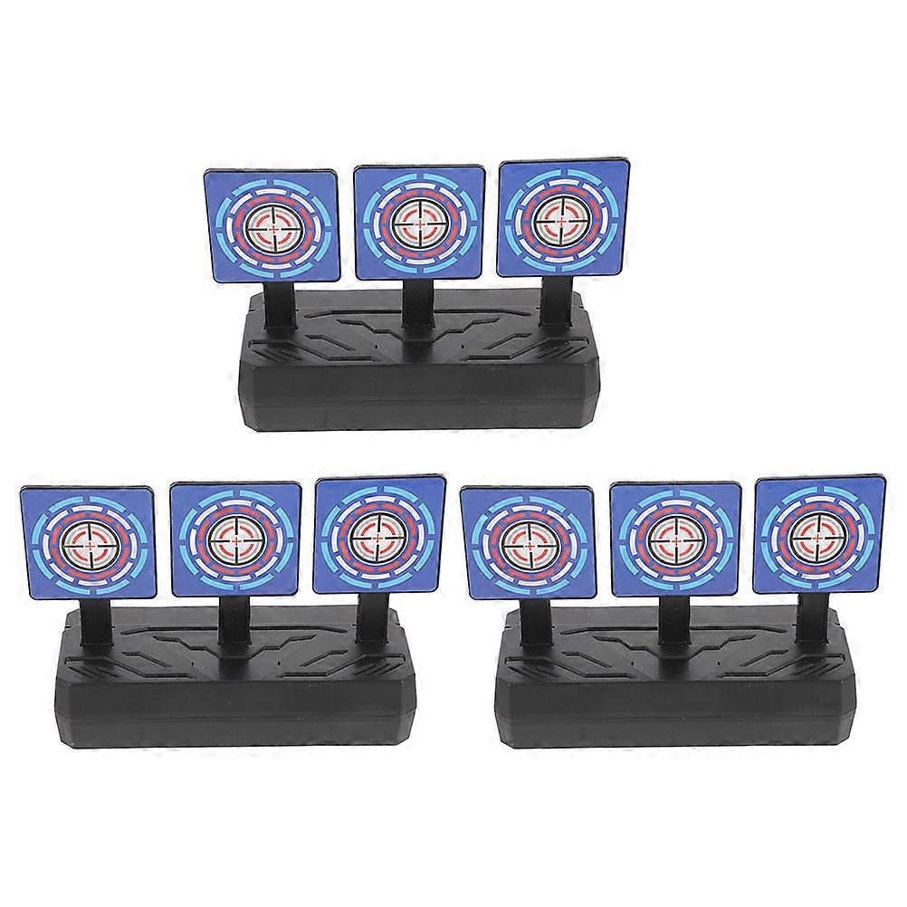 Automatic Resetting Toy Stand for Practice and Play Plastic Durable for Game Use 3Pcs