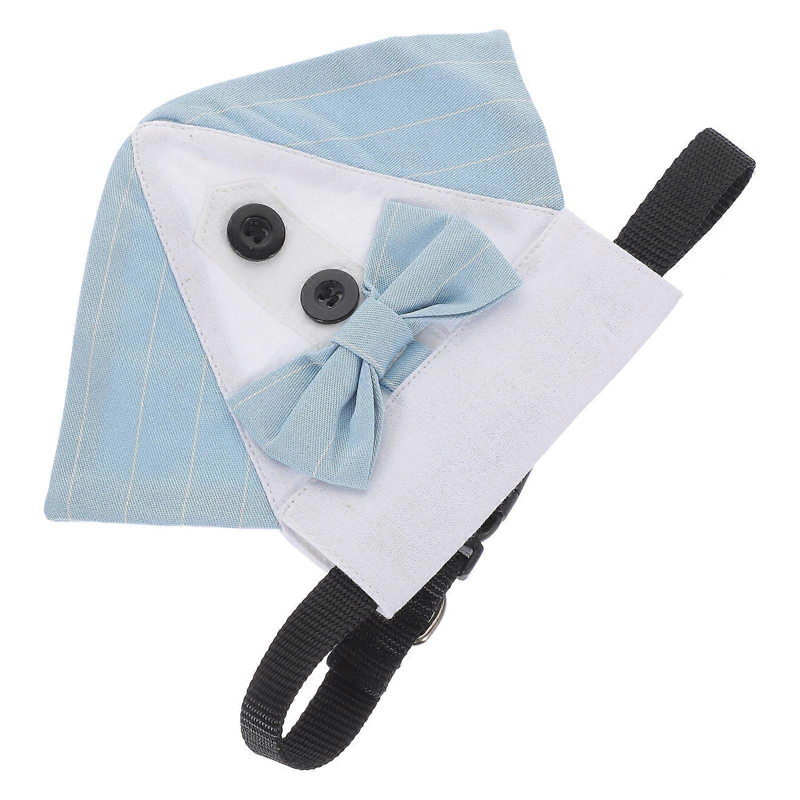 Dog Collar Adjustable Bandana For Weddings And Parties Made Of Polyester Ideal For Pet Owners 1 Set