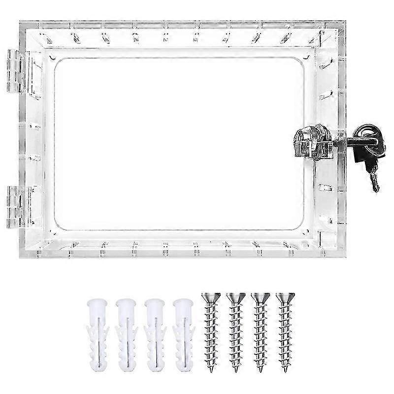 Lock Box with Key for Wall-Mounted Thermostat - Secure Storage Measures 5H x 4.72W x 1.65D for Home & Office Use