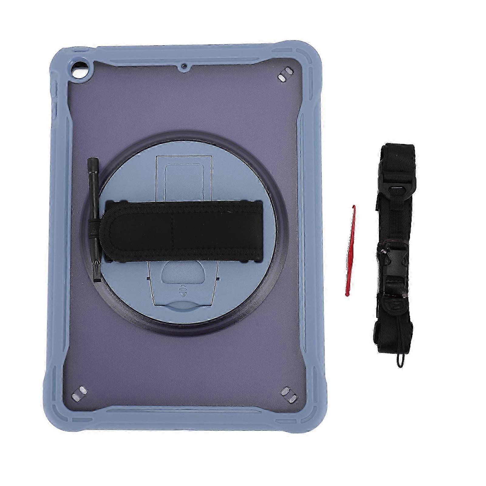 Tablet Shockproof Case Multifunction Tablet Protective Case Cover with Hand Strap Stand Shoulder Strap for IOS 10.2 Tablet