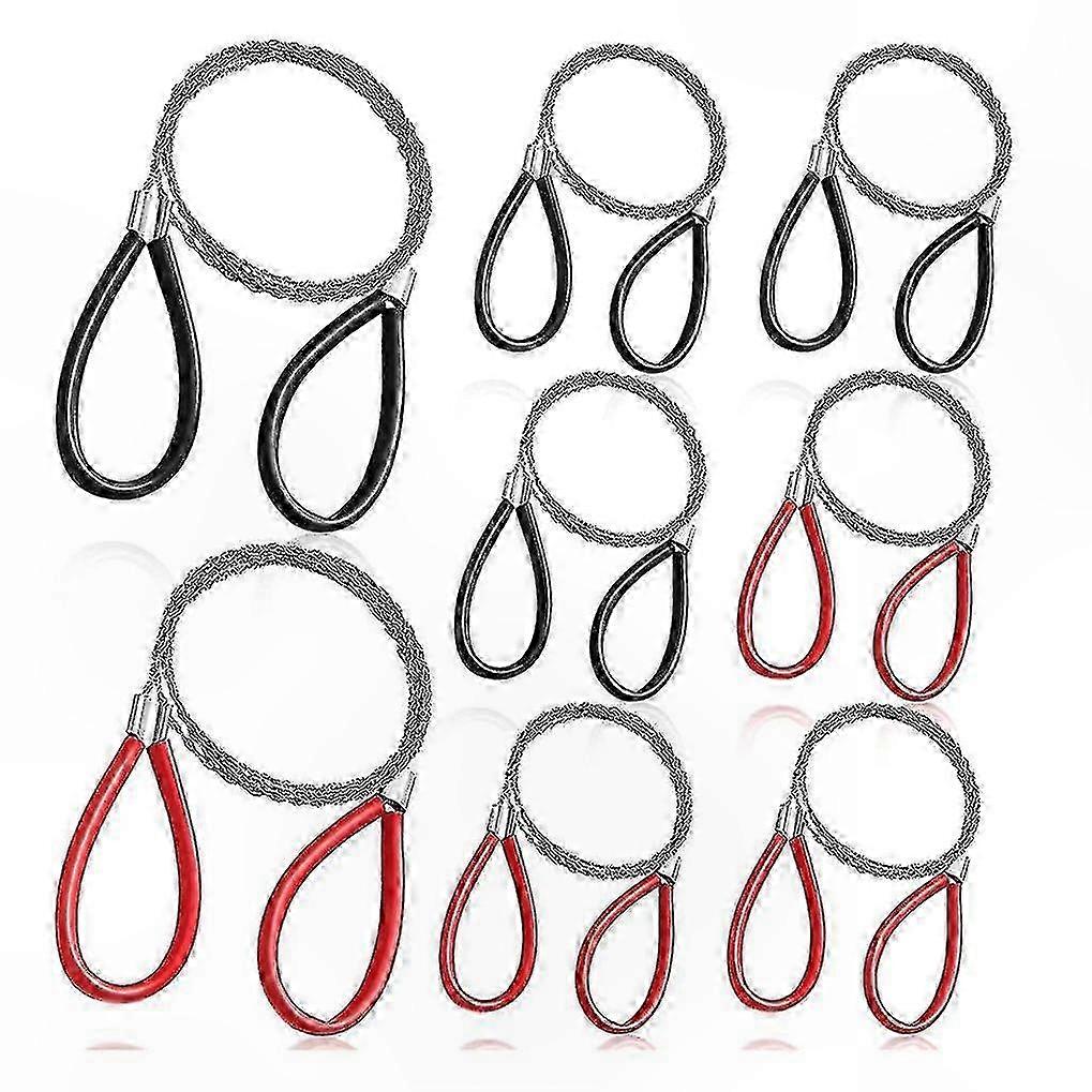 8-Piece PVC Pipe Cutter Tool Set with Stainless Steel Wire and Handheld Pocket String for Cutting Pipes