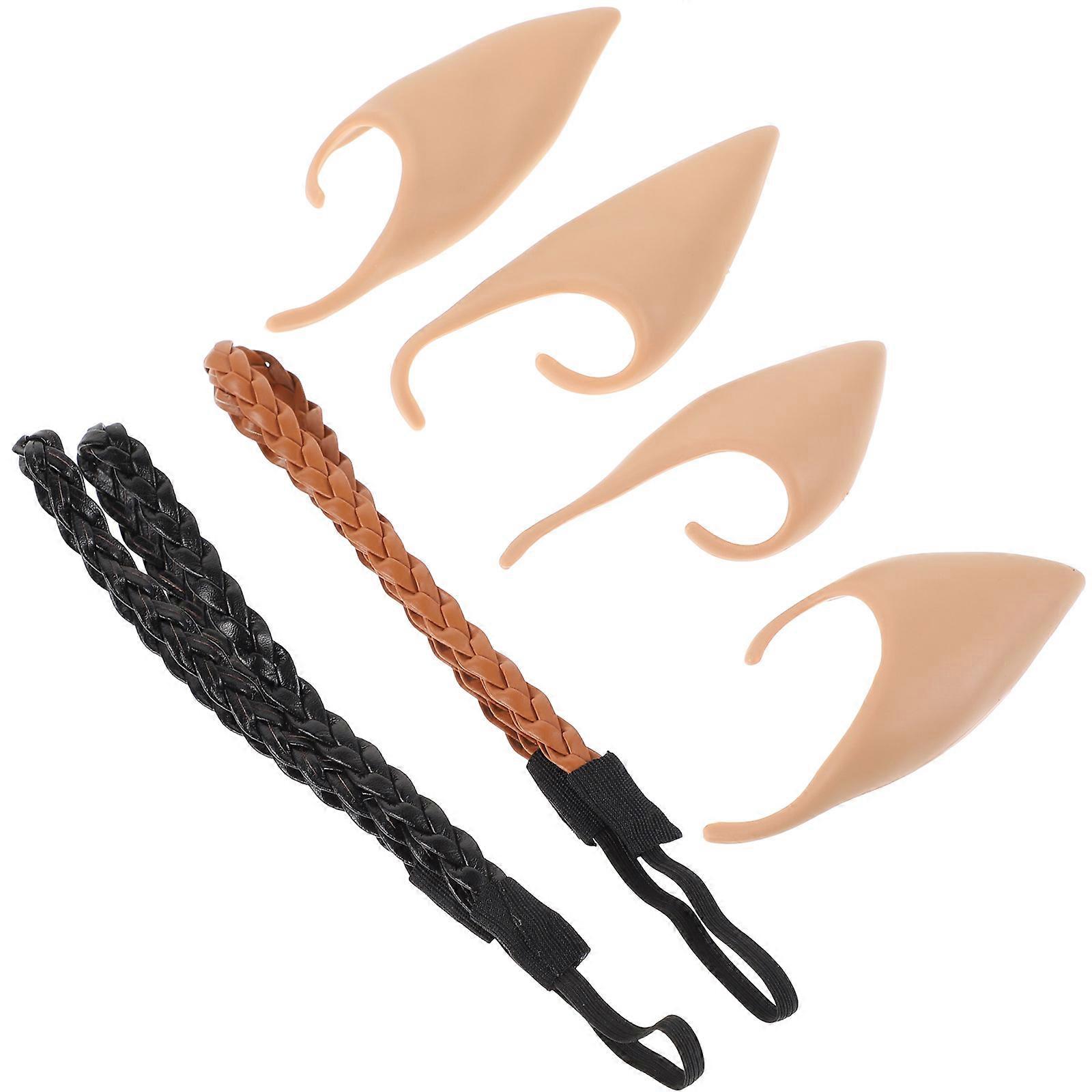 Elven Ears Headband for Halloween Festival Party Cosplay Designed in Assorted Color with Unique Ears Shape 1 Set
