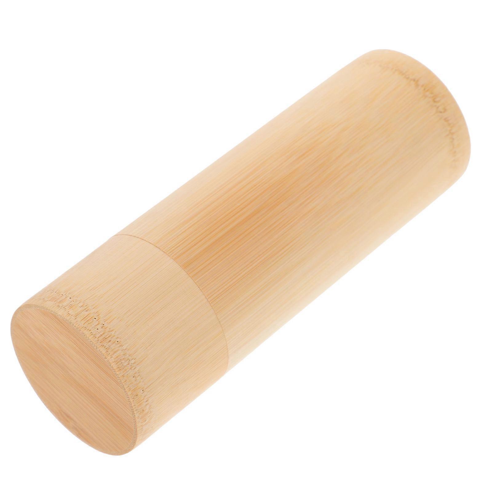 Bamboo Tea Canister Portable Leak Proof Storage Jar for Loose Tea – Compact, Airtight Design for Freshness, Ideal for Kitchen or Travel Use
