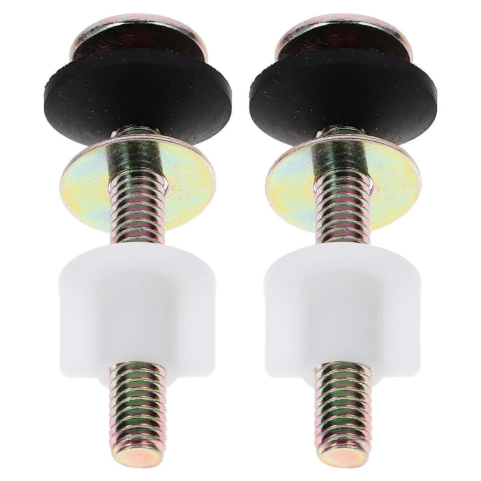 Toilet Bowl Bolts Replacement Kit 2Pcs Universal Metal Bolts Prevent Leakage 7X2.5X2.5Cm For Home Use
