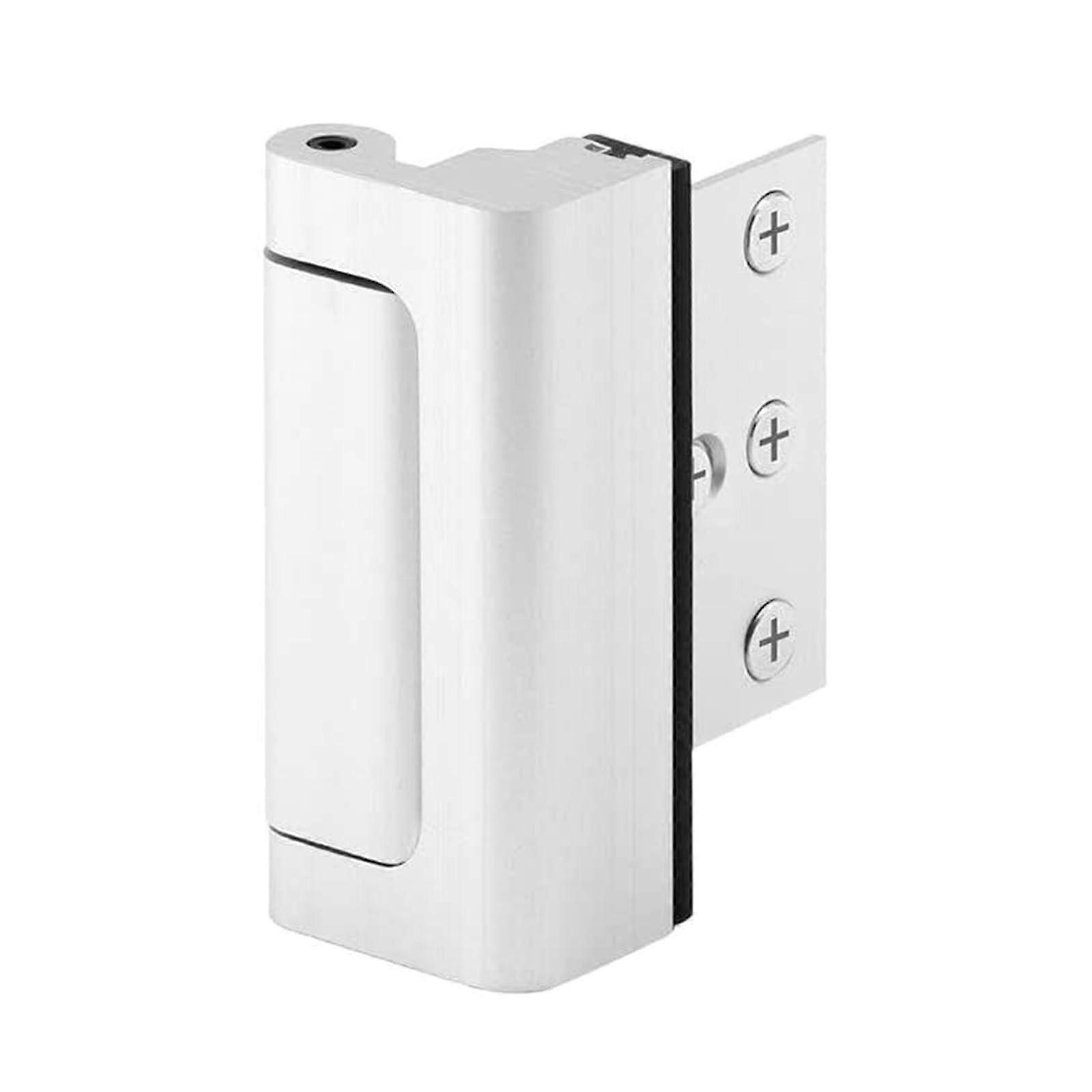 Child Proof Metal Door Lock for Inward Swing Doors, Front Door Reinforcement Lock, Safety Device for Home Security
