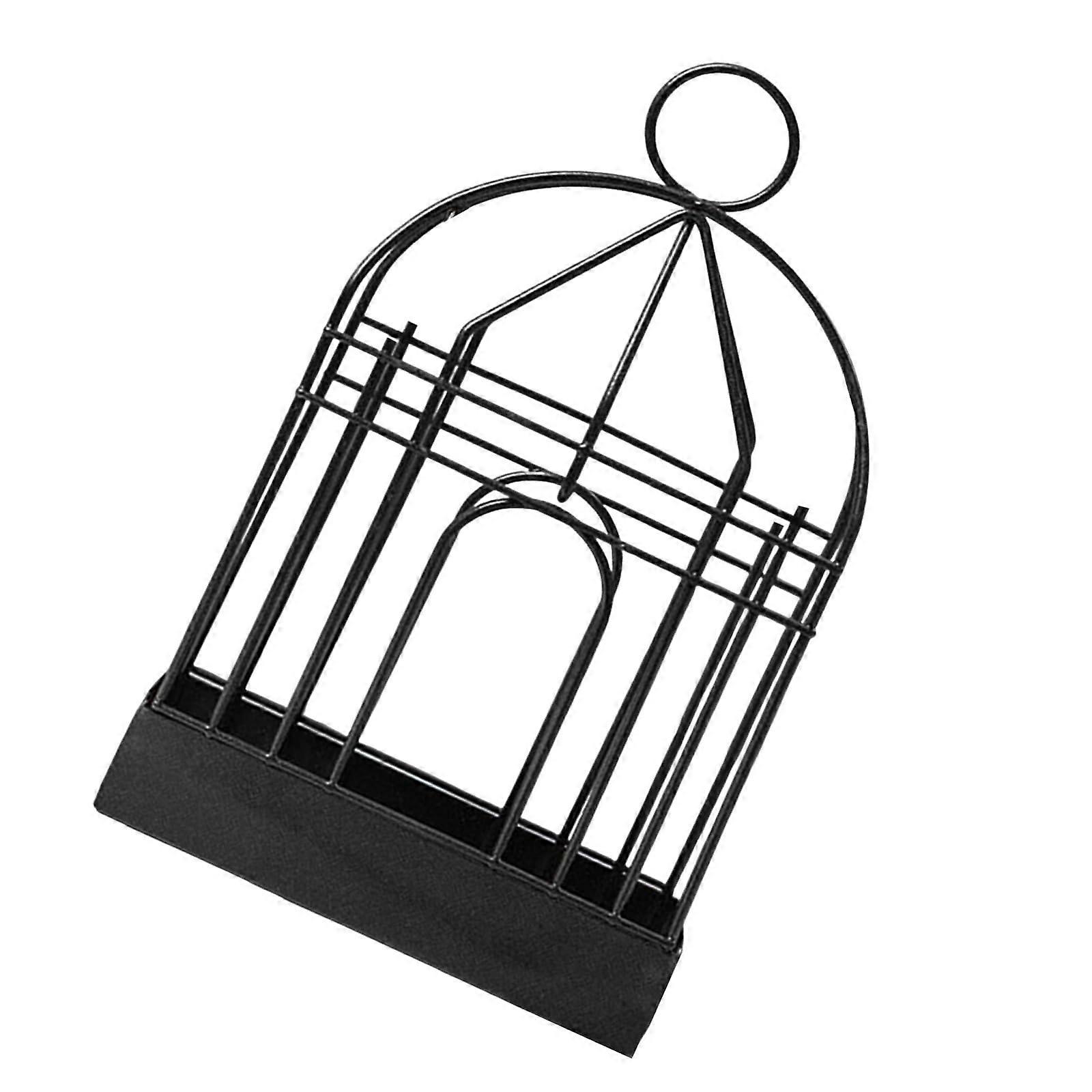 Durability Iron Additive Spool Holder Portable Picnic Hanging Snipe Stand Camping Black High Temperature Resistant Rack