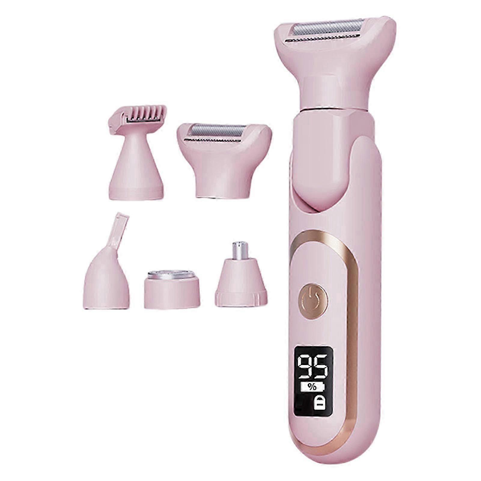 Trimmer de bikini pentru zona privată Mașină de tuns umedă uscată umedă nedureroasă pentru picioare axile