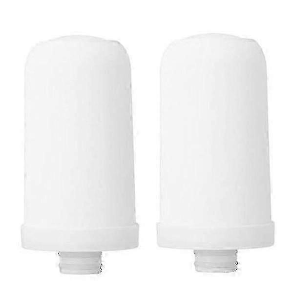 Ceramic Water Filter Tap Replacement for Kitchen Faucet Filtration System (2 Pack)