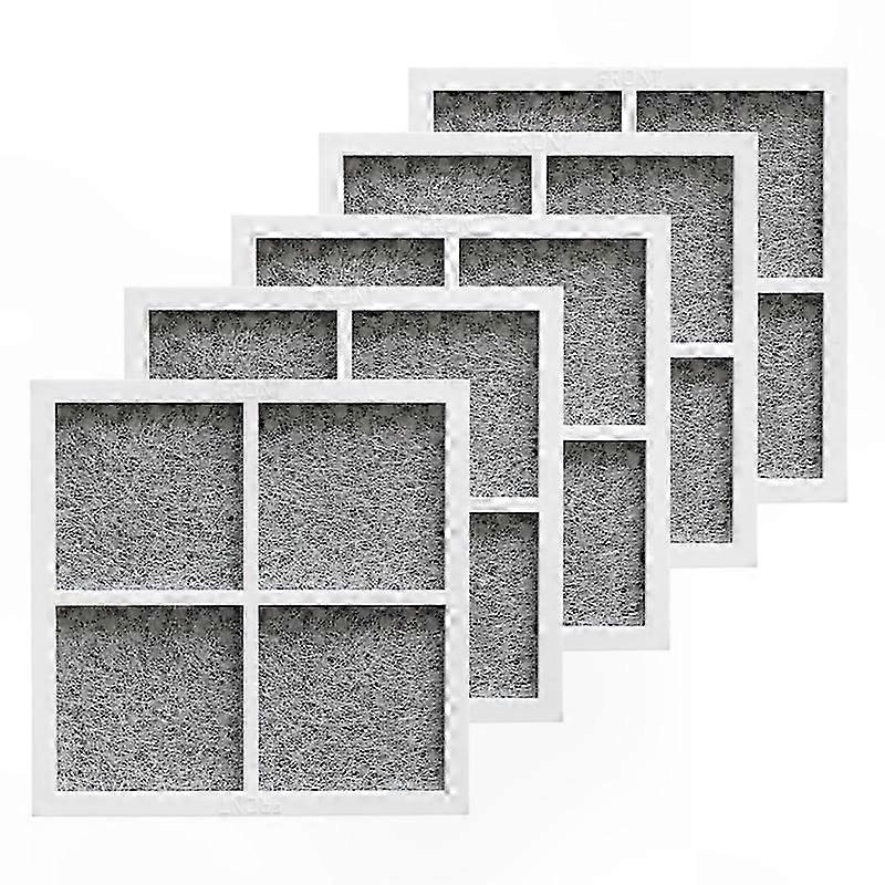 5-Pack Replacement Air Filters for Refrigerators, Compatible with LT120F Models