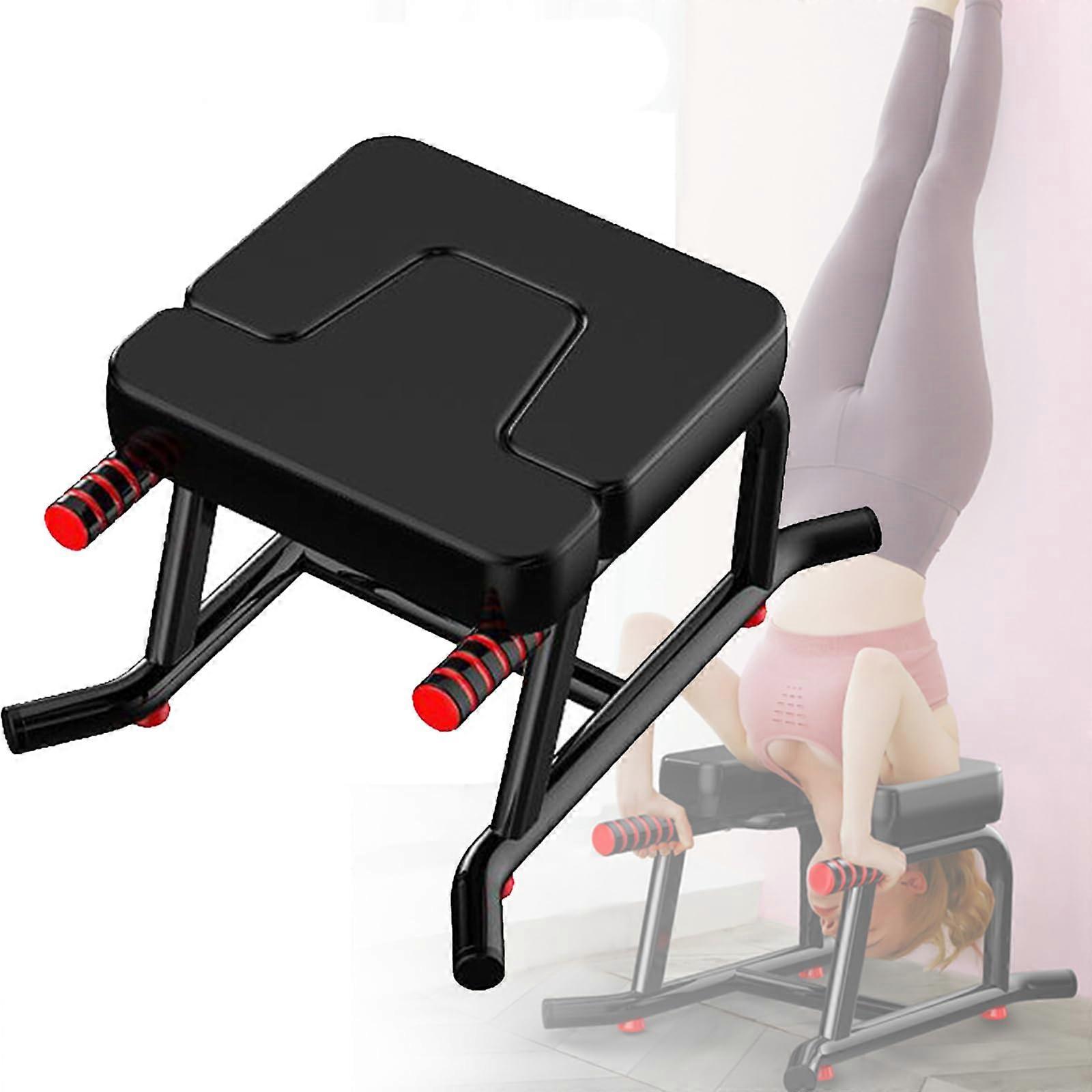 Yoga Headstand Bench with Armrests for Strength Training