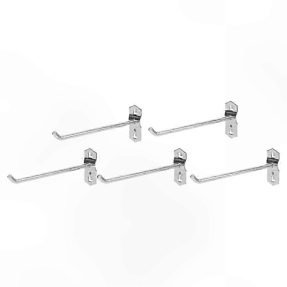 5-Piece Tool Cabinet Hooks for Wrenches, 150x6mm Shelf Hanging Hardware