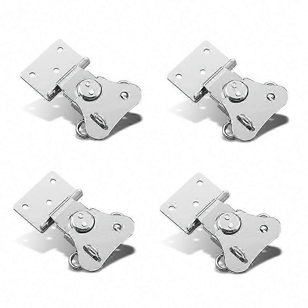 4 Pack Spring Loaded Butterfly Latch for Wooden Box, Packing Box, Air Box - Large Doorkeeper Clamp