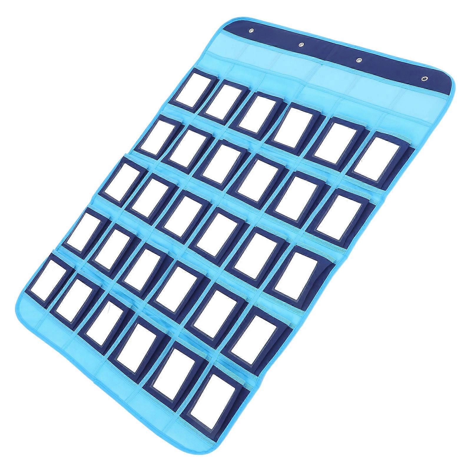 Compact Classroom Organizer with Hooks for Phones & Items – Versatile Hanging Pocket Chart for Efficient Storage and Effective Classroom Management