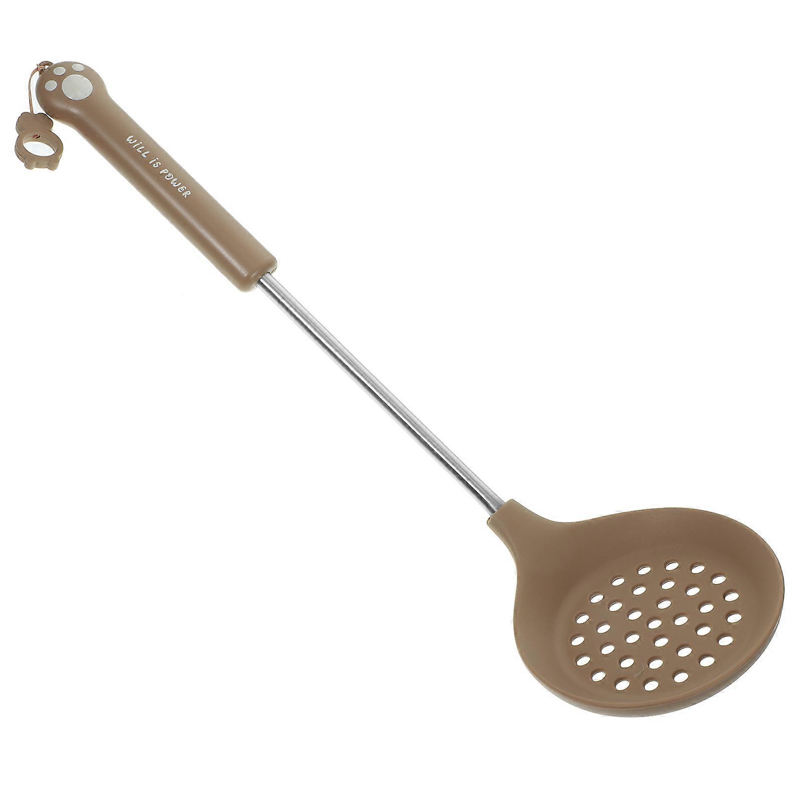 Silicone Kitchen Spatula Set Utensil for Home Users Scald Prevention Oil Filtering Non Stick 1Set