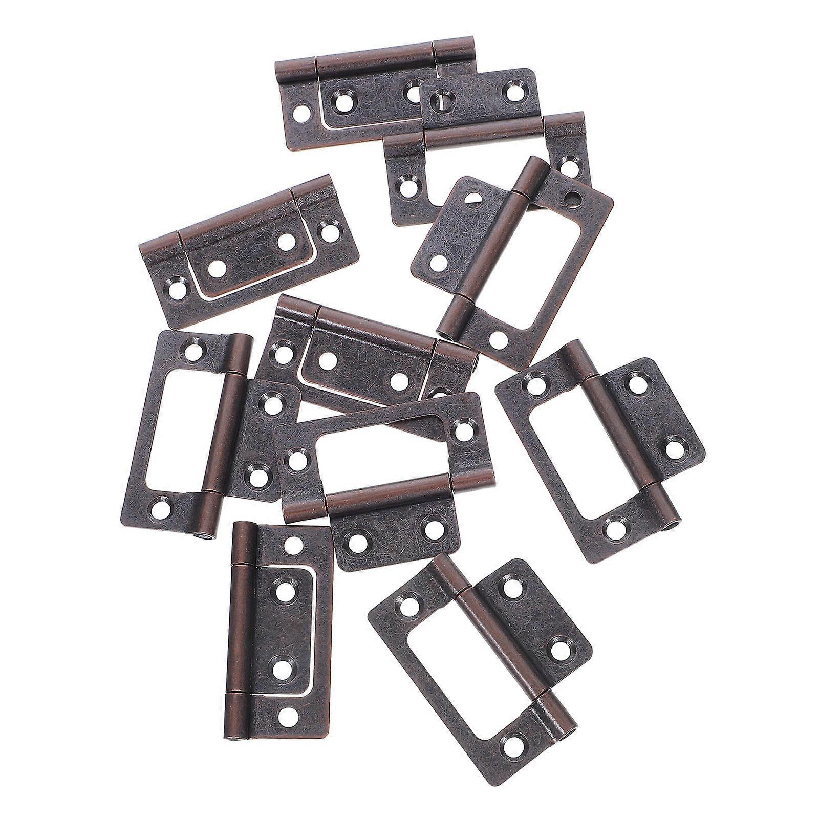 10pcs Thickened Silent Cabinet Hinges for Closets, RVs, Kitchen Cabinets, and Wardrobes – Durable Hardware Fittings