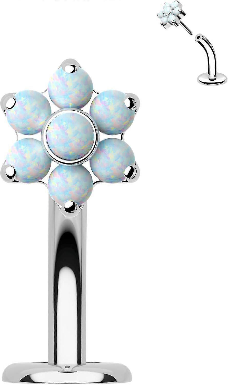 Floating G23 Solid Titanium Belly Button Rings 14G Short Bar Belly Navel Rings