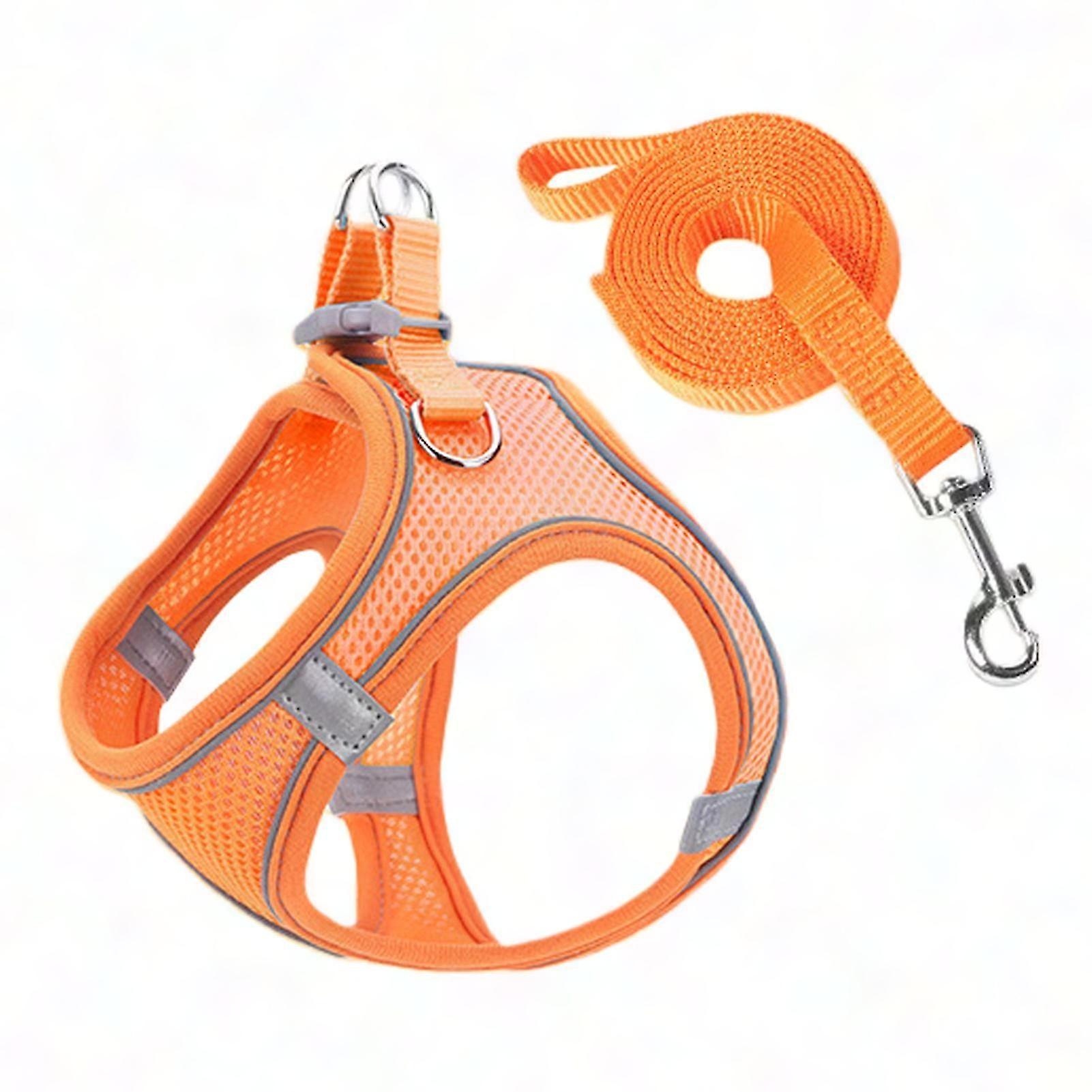 Anti-Pull Reflective Adjustable Pet Dog Harness for Small and Medium Dogs