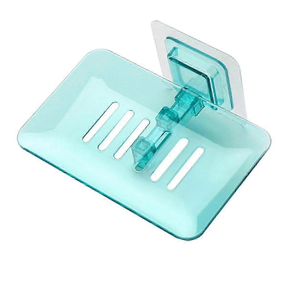 12PCS Soap Box Soap Holder Self Adhesive Draining Soap Box Wall-Mounted Soap Holder Bathroom Soap Tray Soap Sponge Dish
