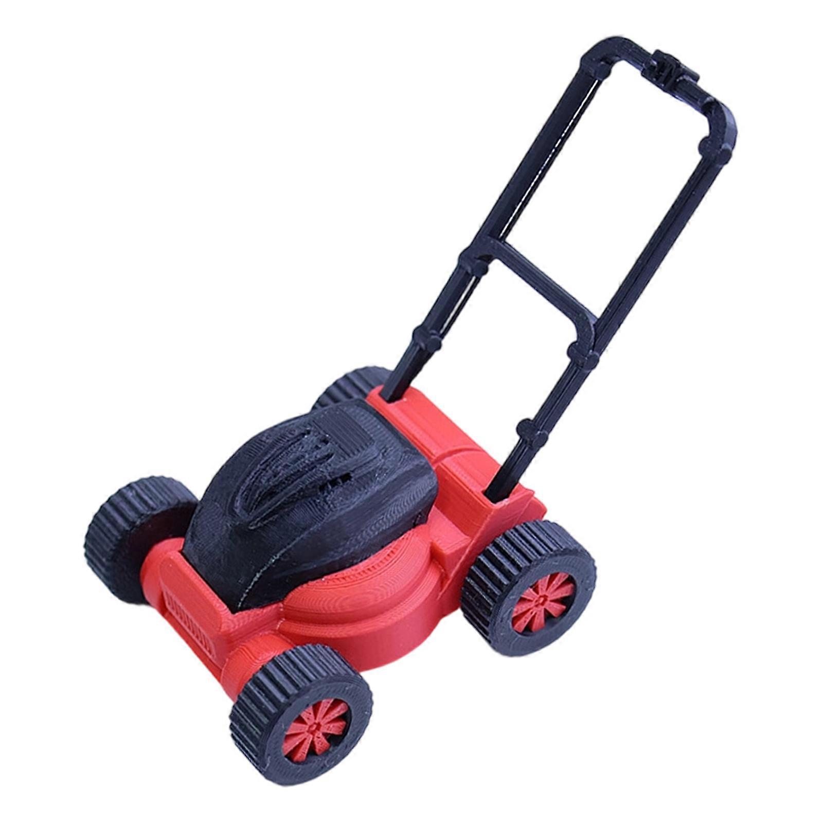 Simulation Mower Tool Substance Miniature Yard Work Toy Interactive Grass Tool For Childrens Pretend Learning Multicolor