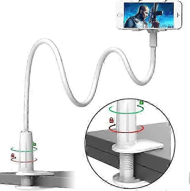 360 Clip Mobile Phone Holder Stand Portable Flexible Lazy Bed Deskt...