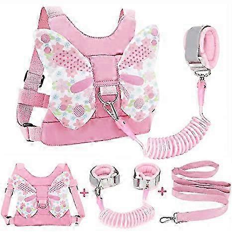 Accmor 3 in 1 Toddler Harness Leashes + Anti Lost Wrist Link, Kids ...