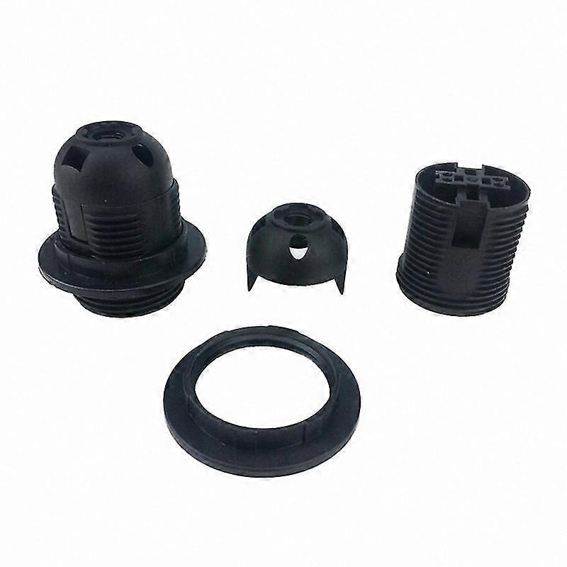 E27 Screw Bulb Lamp Holder with Pendant Socket and Lampshade Ring