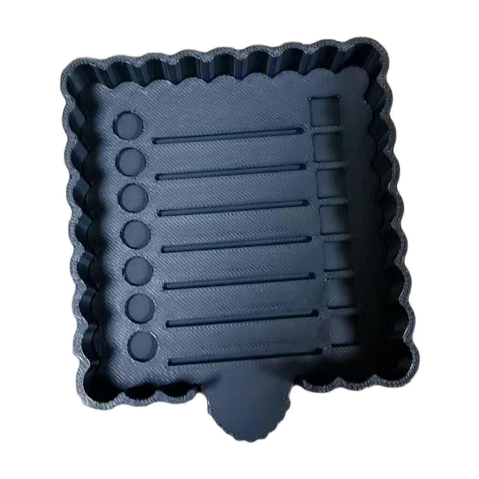 Sticky Notes Holder with Stencil,Notes Dispenser Self Sticky Notepad Holder