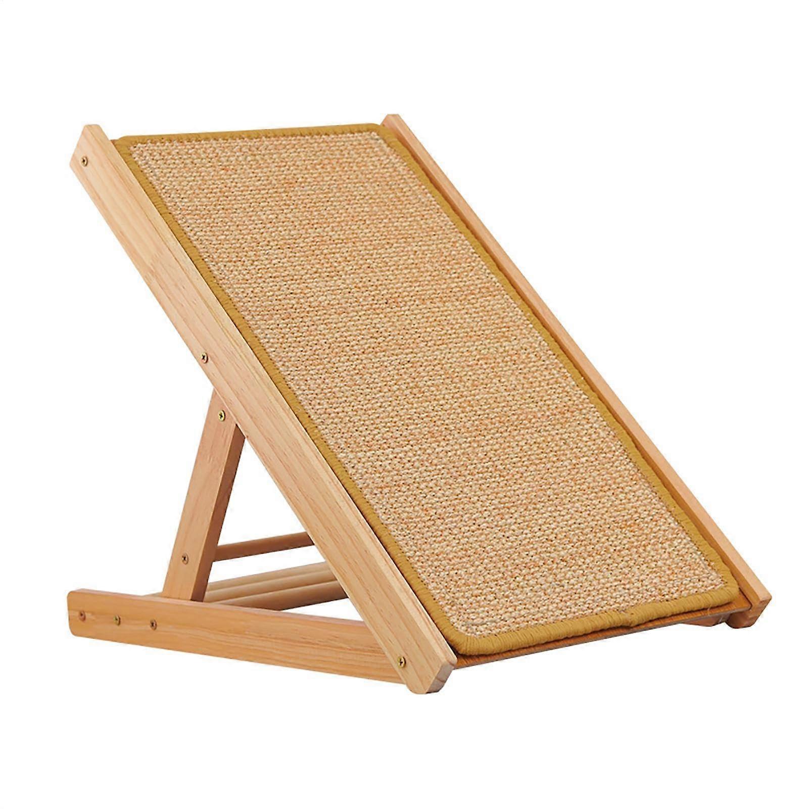 Cat Scratch Multi-Angle Scratching Pad and Sisal Board Mat for Flat Cats, Eco-Friendly Material, Non-Slip Base for Kittens