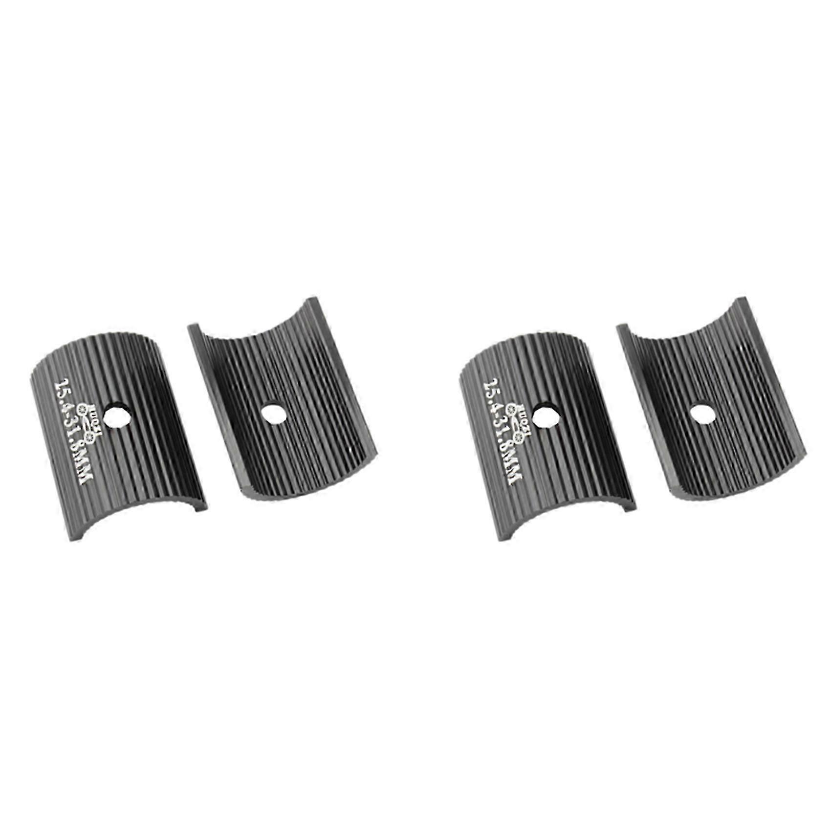 4x Bike Handle Bar Shim Bicycle Handlebar Adapter Bushing Stem Reducer 25.4-31.8mm Bicycle Parts Bl