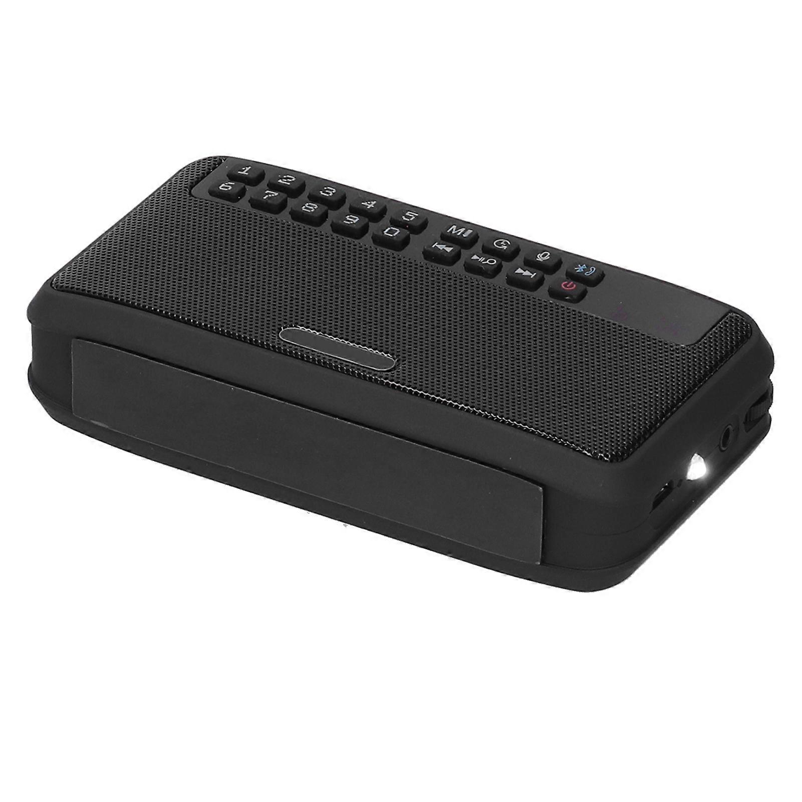 E500 Wireless Bluetooth Speaker 1500mAh AUX Memory Card Black