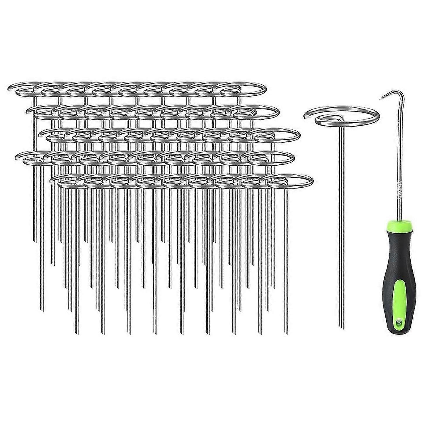 Landscape Staples 6in Rust-Resistant Galvanized Garden Staples