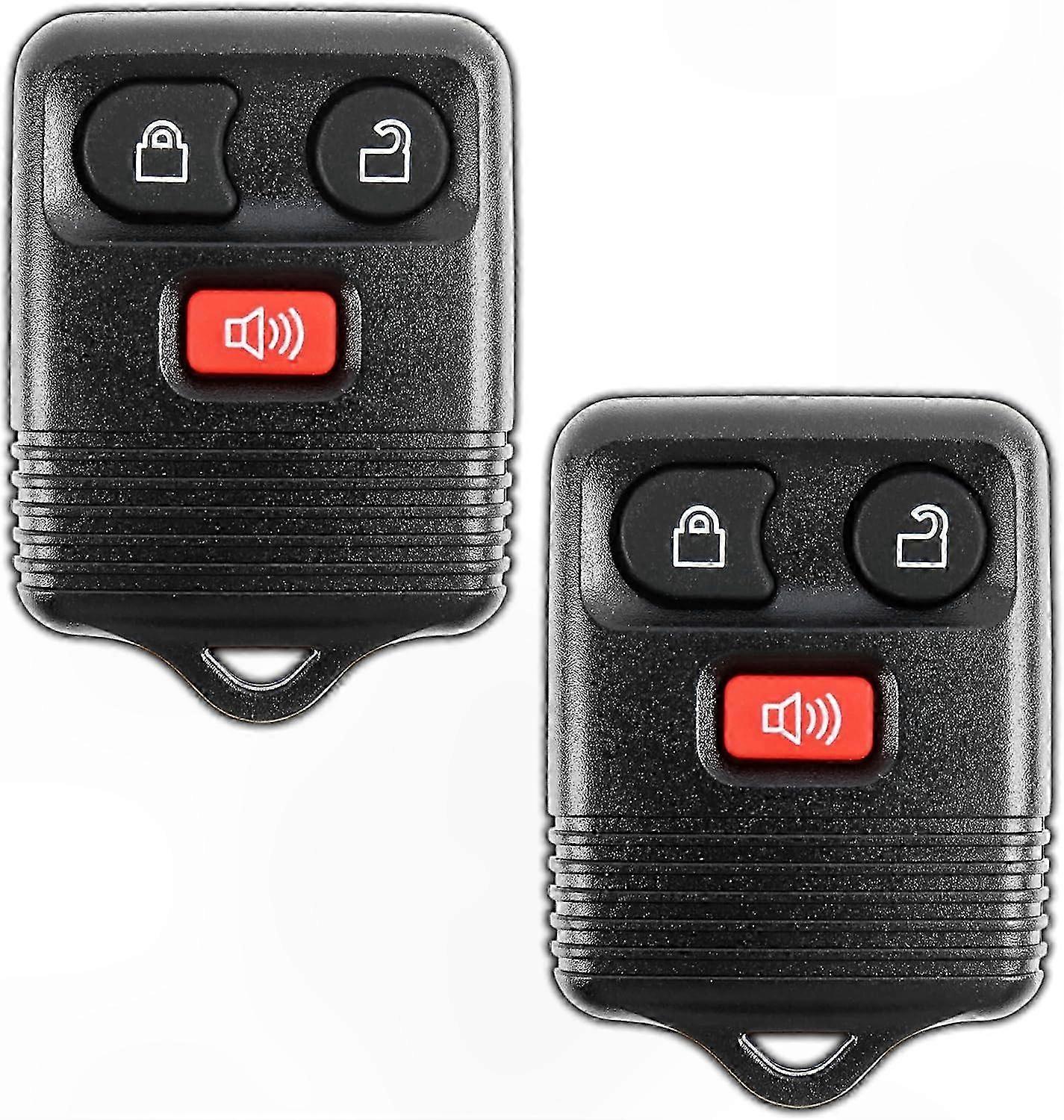 3-Button Key Fob Replacement for  F150 Explorer 2005-2015, Keyless Entry Remote Control