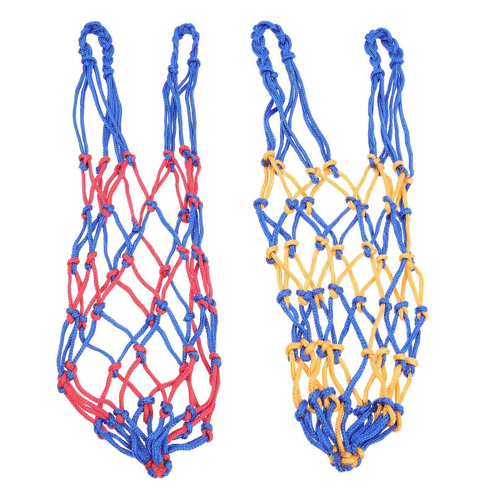 Basketball Storage Bag Sturdy for Ball Carrying 2Pcs Mesh Storage Nets