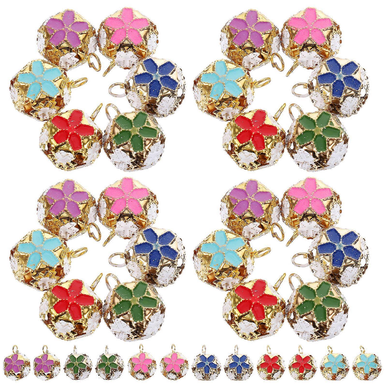 Decorative Craft Bells Miniature Bells for Jewelry Making 200Pcs
