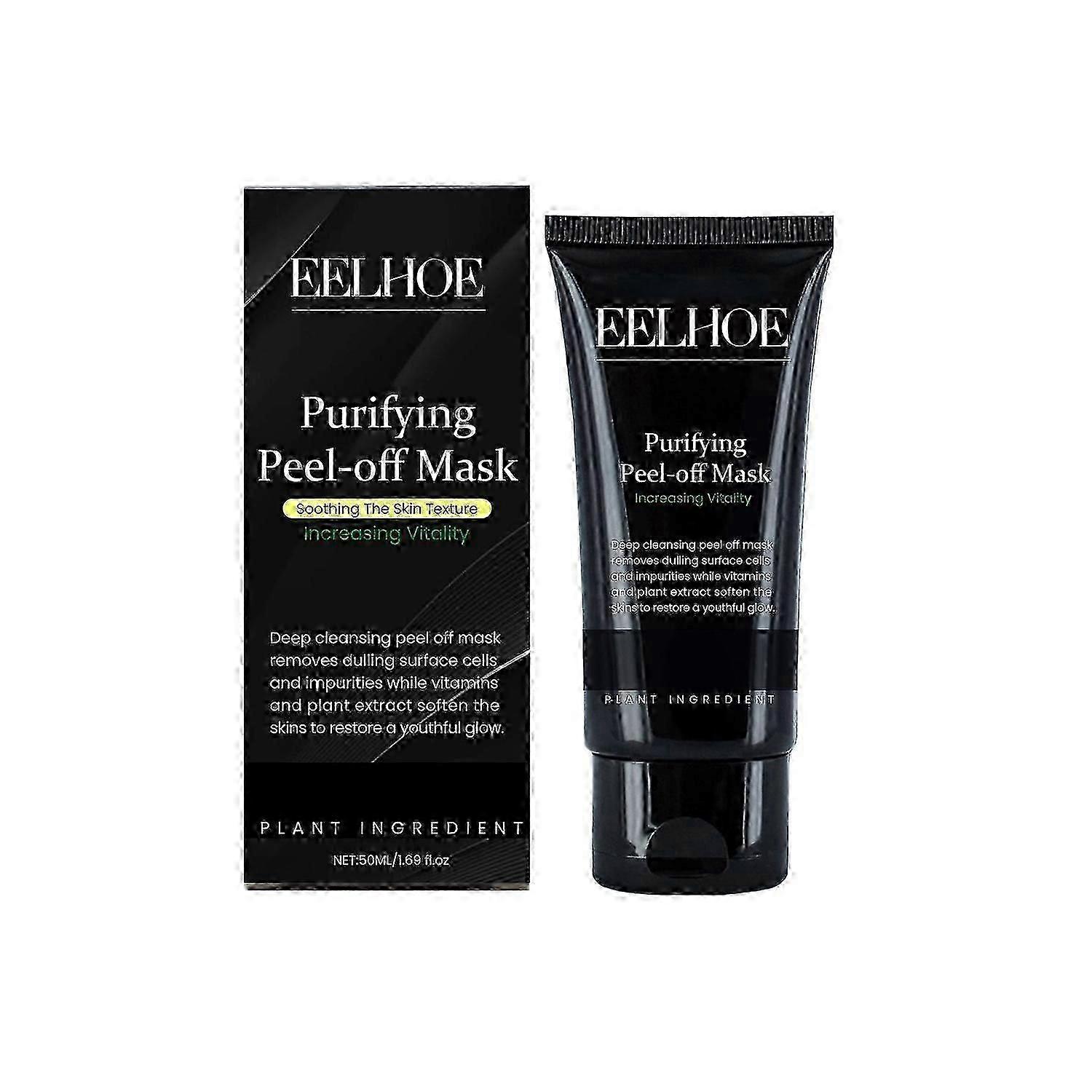 EELHOE Pore-Closing Black Mask, Deep Clean Pore Blackhead Closed Mouth Acne Smooth Skin Smear