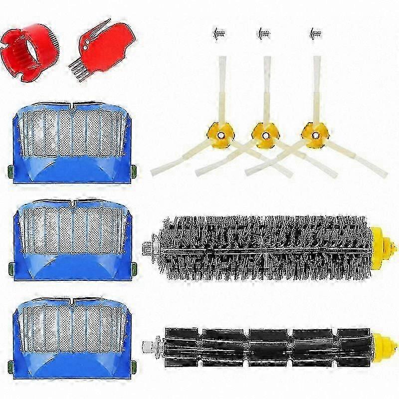 Replacement Accessories Kit for Roomba 600 Series-Compatible Models 671 692 694 697 698 650 651 660 690 Includes Broom Brush Filter Roll Parts G202416