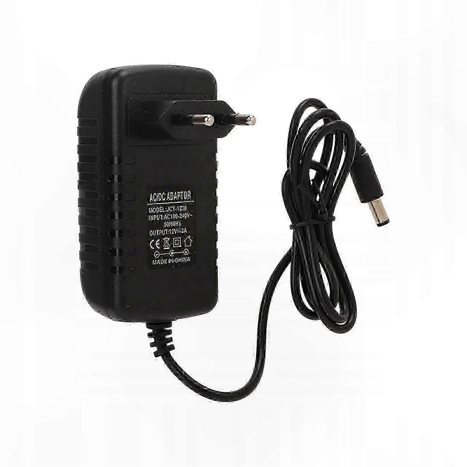 Universal 12V 3A Power Adapter for Multiple Devices-Compatible with Various Electronics