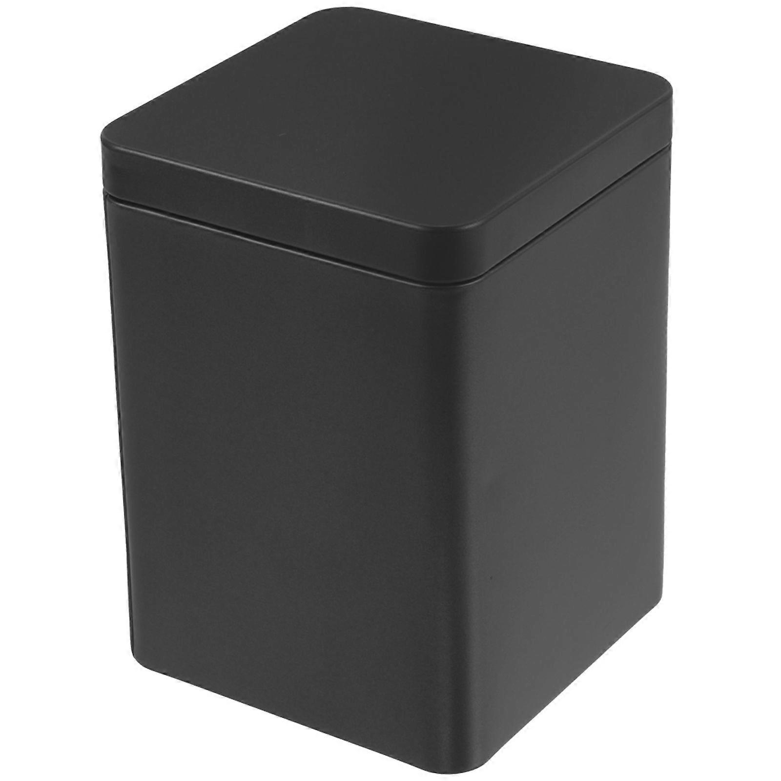 Square Tea Tin Durable Gift Box Practical Candy Storage Box Packaging Storage Can